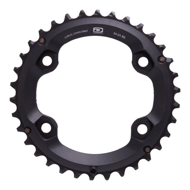 Shimano Deore FC-M6000 Chainring - 34t 10-Speed 96mm Asymmetric BCD for 34-24t Set