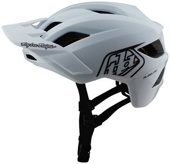 Troy Lee Designs Flowline Helmet – Point White/Black, X-Large/2X-Large