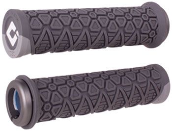 ODI Vanquish Grips - Graphite/Gray, Lock-On