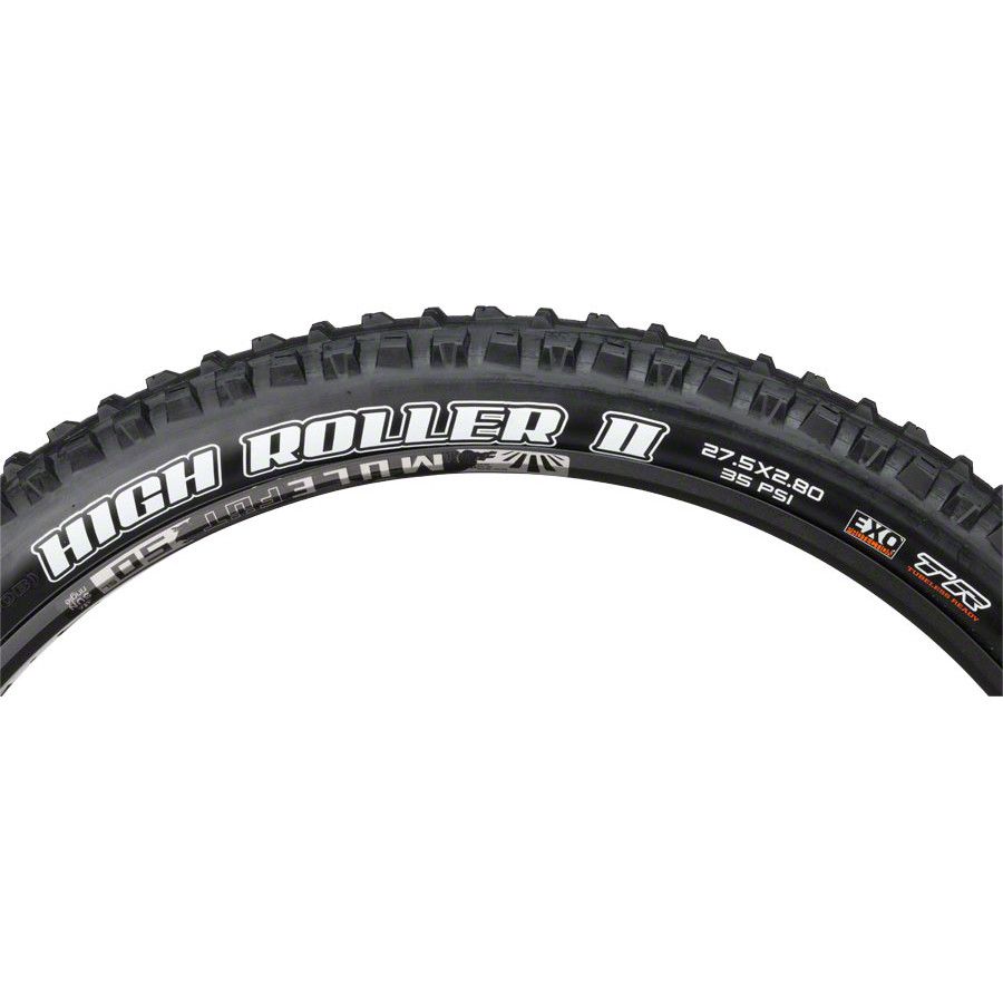 Maxxis High Roller II Tire - 27.5 x 2.8, Tubeless, Folding, Black, Dual, EXO