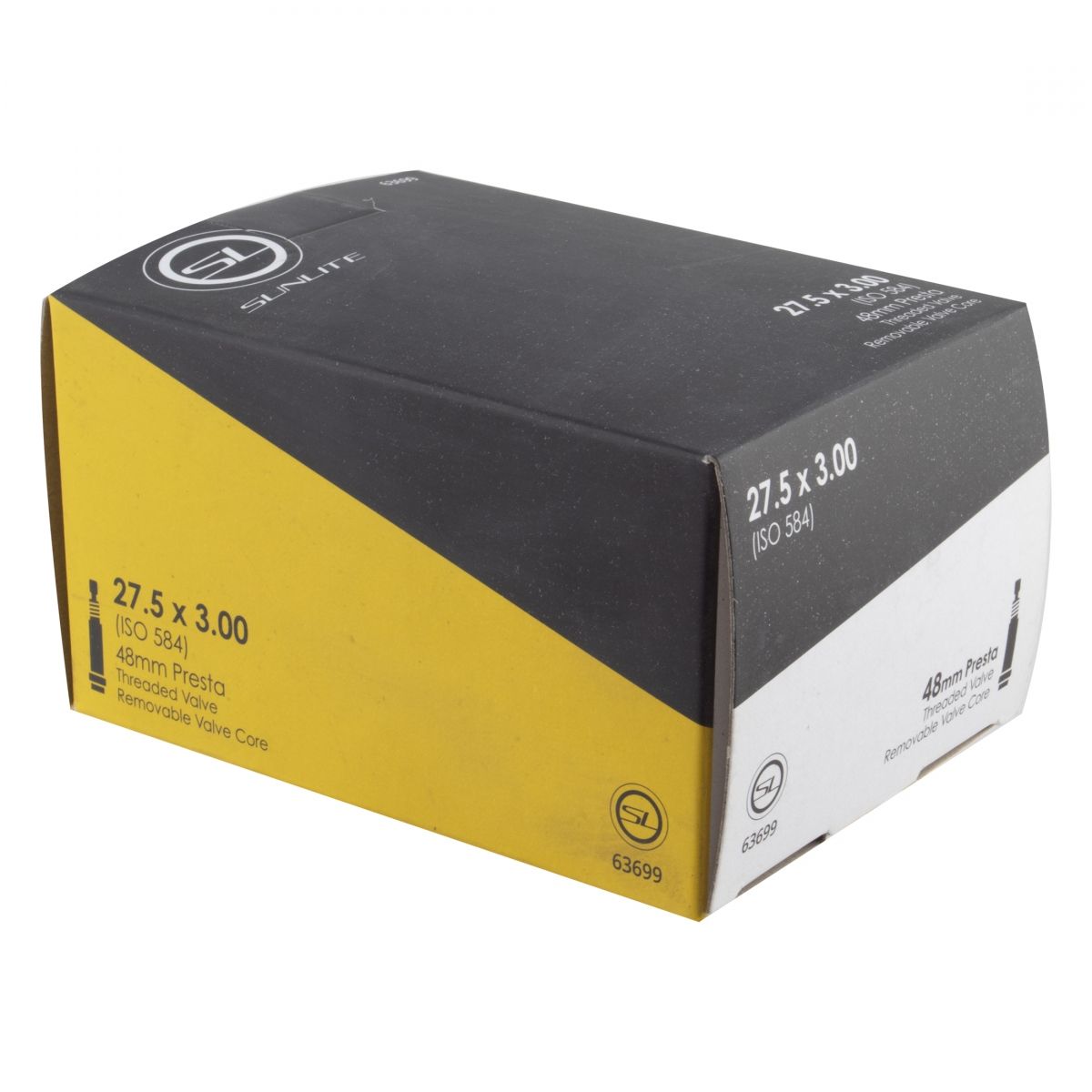 Sunlite 27.5 X 3 48 mm Presta tube