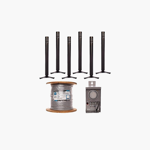 CAST CLBOL1ADI Moon and Down Bollard Lighting Kit
