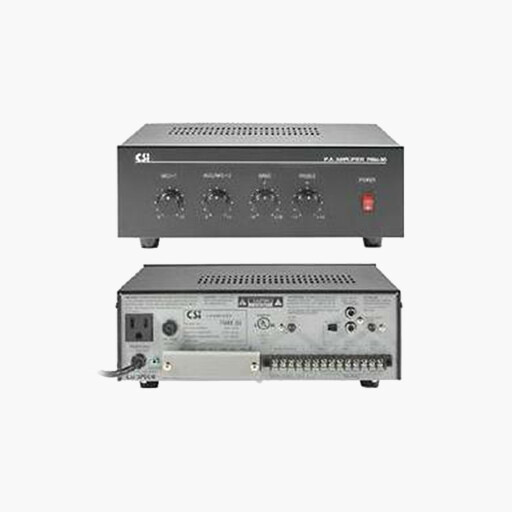 Speco PBM30 Contractor Series 30W PA Amplifier UL Listed