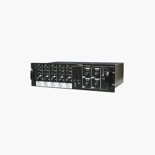 Speco PL200M 160W 5 x 4 Multisource and Multizone PA Amplifier