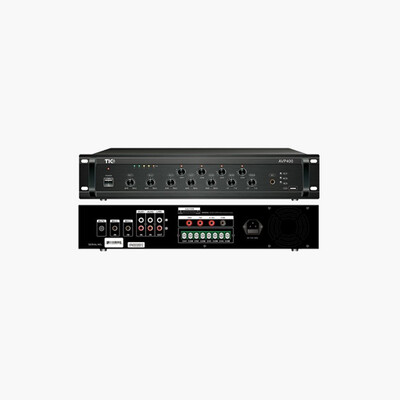 TIC AVP400 380W 4 Zone 70v 100v 4 16i Commercial Mixer Amplifier