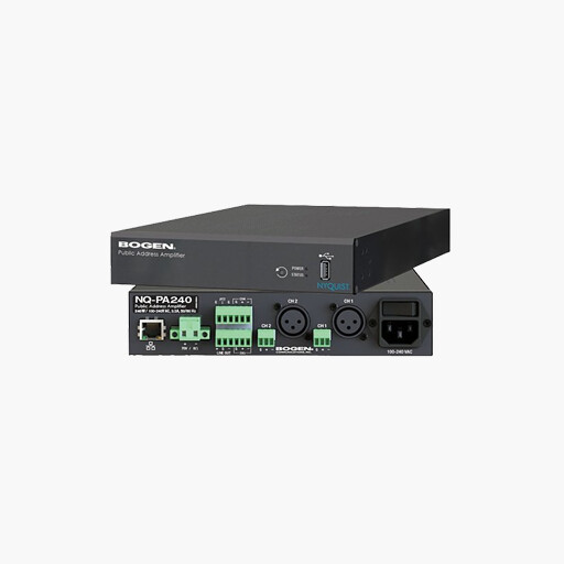 Bogen NQ PA240 Nyquist 1 Channel Public Address Mixer Amplifiers 240W