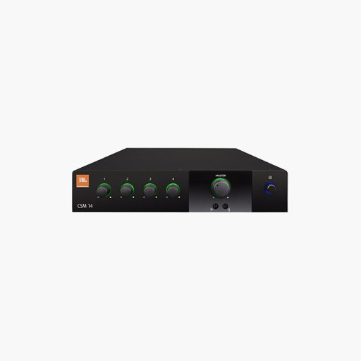 JBL Professional CSM 14 Commercial Series 4 Input 1 Output Audio Mixer