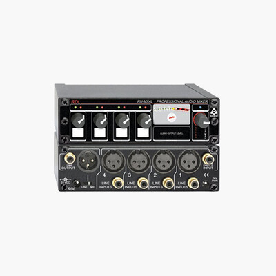 RDL RU MX4L Professional 4 Channel Line Level Mixer