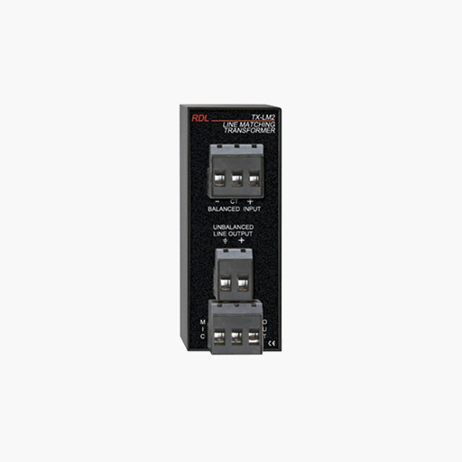 RDL TX LM2 Line Level to Microphone Level Transformer