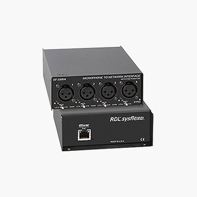 RDL SF XMN4 Dante Microphone to Network Interface