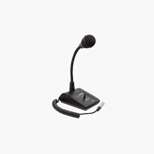 Speco MHL5S Gooseneck Adjustable Desktop Microphone