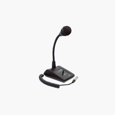 Speco MHL5S Gooseneck Adjustable Desktop Microphone