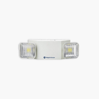Maple Armor 10452 EL Emergency Light with Two Adjustable Lamp Heads