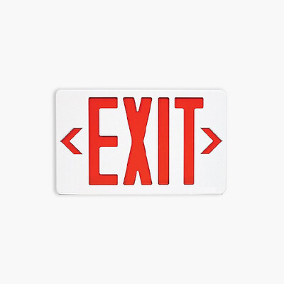 Mircom EL-7007RX LED Emergency Exit Sign, Thermoplastic Shell