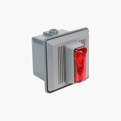 Edwards Signaling Red Electronic Xenon Strobe with Horn 100dB at 1m