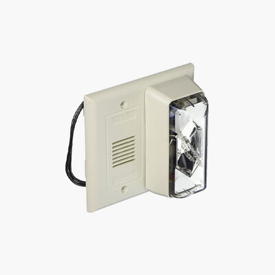 Edwards Signaling Call For Assistance Horn and Strobe Clear 120vac