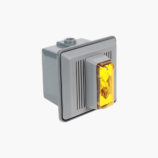 Edwards Signaling Amber Electronic Xenon Strobe with Horn 100dB