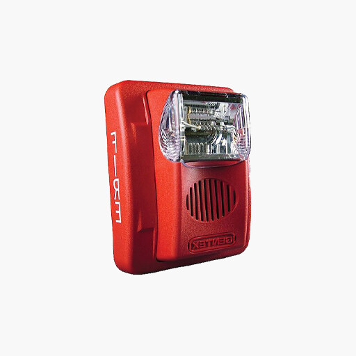 Gentex GEC24-15/75WR 24VDC Horn Strobe with 15/75CD Strobe Candela