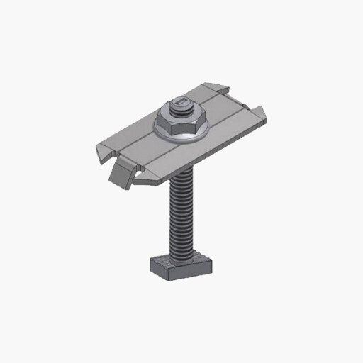 ​​​​​​​Unirac 302029C SolarMount Bonding Mid Clamp, DK Stainless Steel