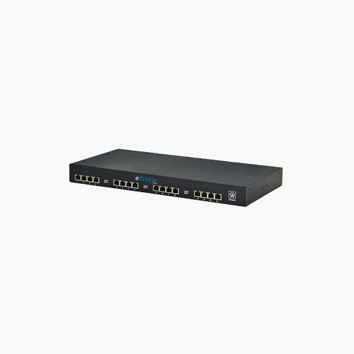 Altronix EBRIDGE16PCRM EoC 16-Port Receiver, 25Mbps per port, 1U