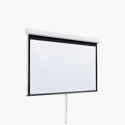 Draper 206173 123" Luma 2 Manual Projection Screen, 16:10, Matte White