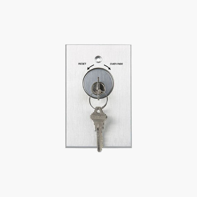 RCI 960 Tamper Resistant Keyswitch with LED Reset-Override Marking
