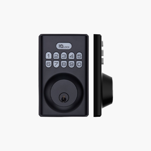 Qolsys IQDLK-PGK-MB PowerG Door Lock, Matte Black