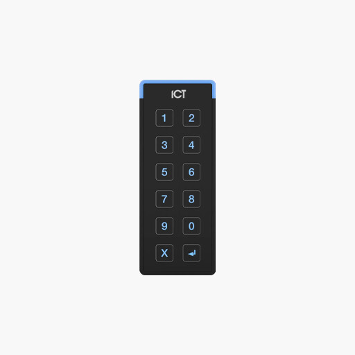 ICT PRX-Tsec-STD-BT-W Tsec Combo 13.56MHZ Card Reader