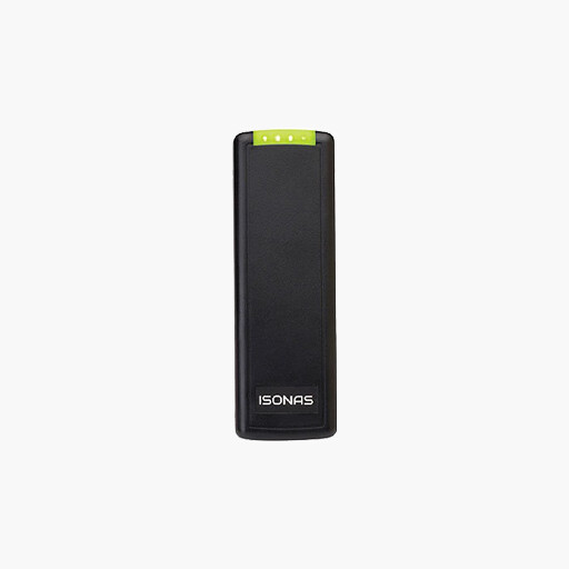 ISONAS R-1-MCT-M Pure IP Mullion Wiegand Reader, Black