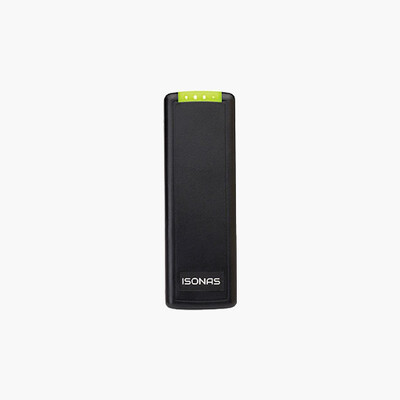 ISONAS R-1-MCT-M Pure IP Mullion Wiegand Reader, Black