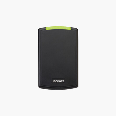 ISONAS R-1-MCT-W Pure IP Wall mount Wiegand Reader, Black