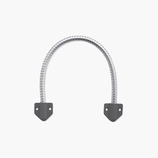 Locknetics 788-18 Armored Door Cord, 12 Inch X with 3-8 Inch Caps