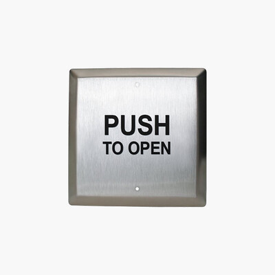 Camden CM 45-3 Series CM 45 4-1-2 Inch Square Push Plate Switch