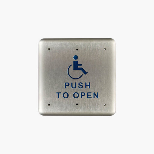 RCI 946 Push Button with Handicap Symbol and Push to Open