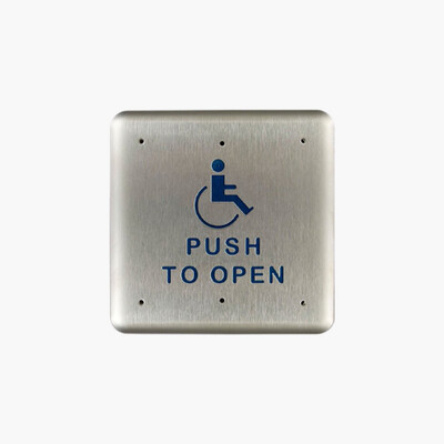RCI 946 Push Button with Handicap Symbol and Push to Open