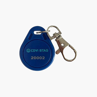 CDVI BTAGH25 Blue Key Ring HID Badge, 25-Pack