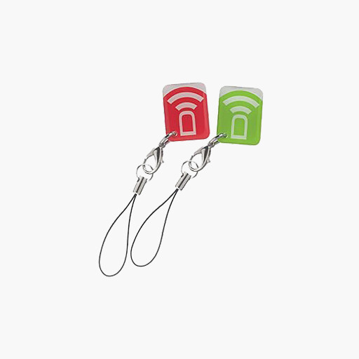 DSC MPT-8PK Mini Security System Prox Tags with Keychain Strap
