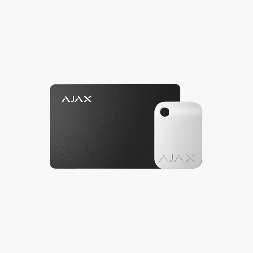 AJAX 42832.89 BL Contactless Card, 10-Piece, Black