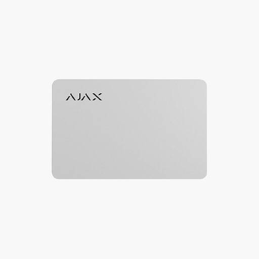 AJAX 42835.89.WH Contactless Card, 10-Piece, White