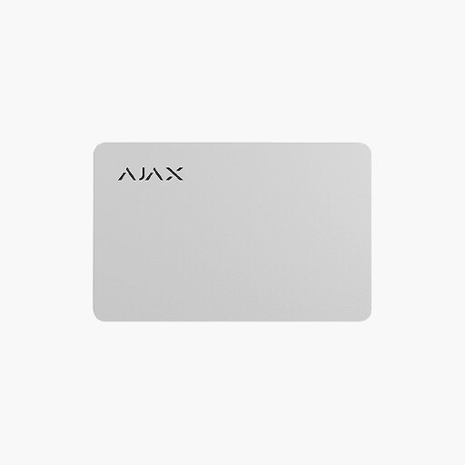AJAX 42836.89.WH Contactless Card, 3-Piece, White