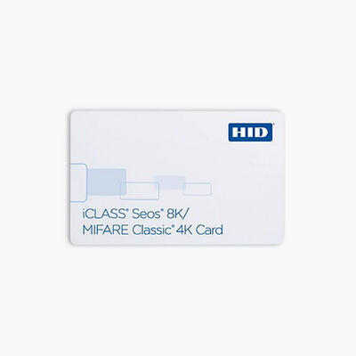 HID 5006PGGNN iCLASS Seos 8K Composite Card, No Slot