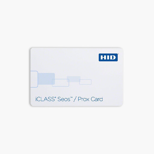 HID 5106PGGMNN iCLASS Seos Plus Prox 8K Card, SIO Programmed