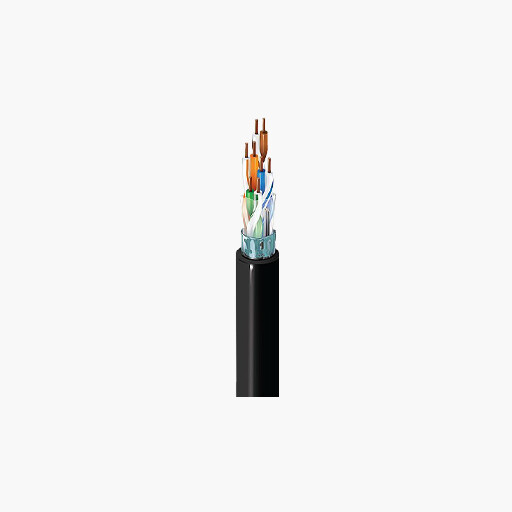 Belden 1213F 010Z250 CAT5e Plus Cable, 24-4 Solid BC Foil Shielded