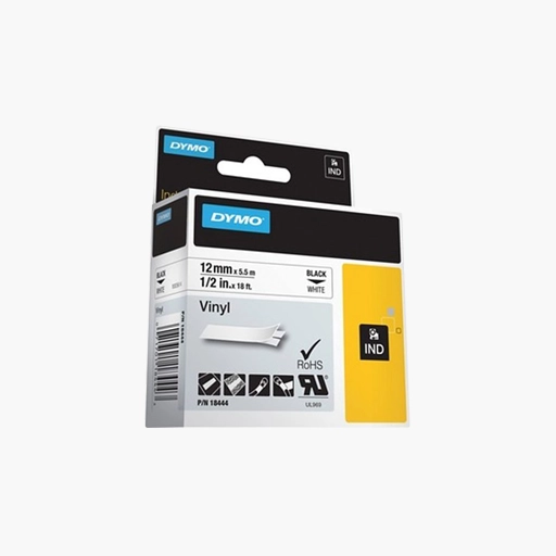 DYMO 18444 Rhino Industrial Vinyl Labels Printers 1-2 Inch x 18 Ft