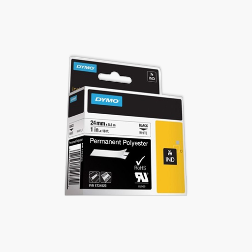 DYMO 1734523 Rhino Permanent Polyester Tape