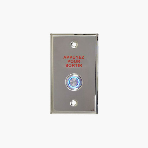 CDVI PREXLFR Illuminated Rex Push Button Plus Latch Switch French