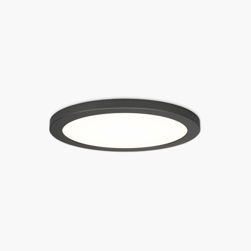 Artika Skylight PRO 12 Inch 3000K Flat Panel Light Black Matte, 6PK