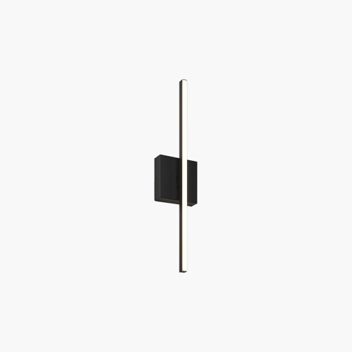 Artika Delta LED Indoor and Outdoor Wall Light 21 Inch Black
