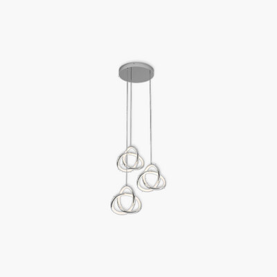 Artika Zephyr 3-Light LED Pendant Chrome