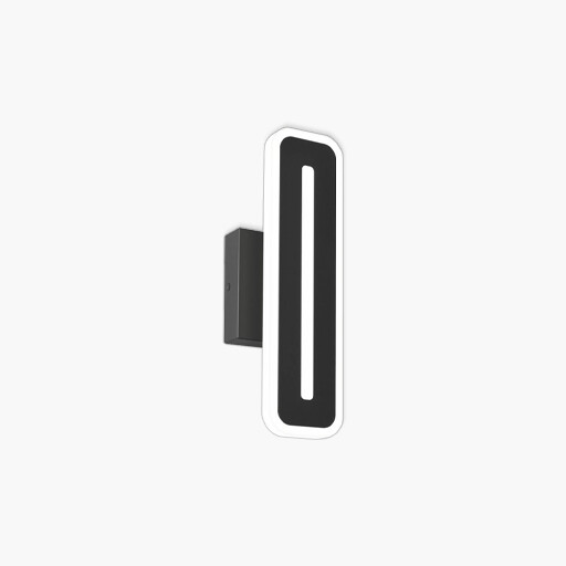 Evasion LED Outdoor Wall Light Black